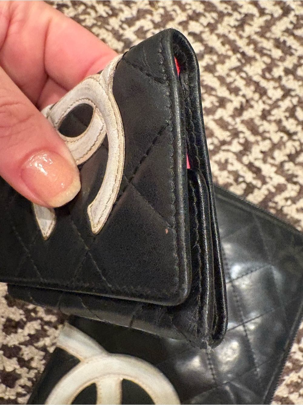 Chanel Cambon Quilted Leather Zip Wallet & Key Holder Set - Picture 11 of 14